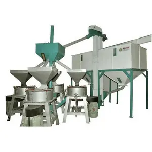 Línea eficiente de procesamiento de harina de trigo Maquinaria de planta Atta Chakki para producción de alto volumen para venta de exportación