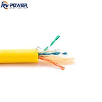 Cable de Conexión Submarino para ROV, Verde, 2x18AWG+1x2x24AWG, para Drones Submarinos