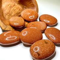 Vente en gros de pierres de palmier en pierre d'or rouge Agate polie avec cristaux de guérison étincelants pour l'ambition et la vitalité Style d'amour