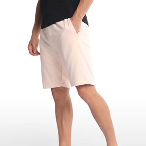 Pantalones cortos de gimnasio de verano para hombre con logotipo personalizado de alta calidad, pantalones cortos de baloncesto de malla estampados al por mayor, patrón sólido hecho de poliéster de calidad - Product Image 4