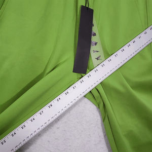 Service OEM Pantalon de jogging uni à coupe ample Pantalon de jogging à déchets élastiques Pantalon de jogging de couleur verte Pantalon de course décontracté de style de rue - Product Image 5