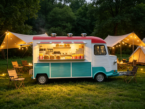 Remorque à crème glacée personnalisée avec congélateur profond et armoire de service mobile pour la vente de glaces molles en ambulance pour parcs de <span class=keywords><strong>plage</strong></span>, services alimentaires et de confiseries, résistante à la rouille - Product Image 3