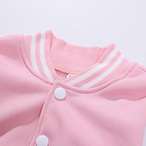 Chaqueta universitaria de béisbol personalizada transpirable de cuero de lana para hombre MOQ bajo servicio OEM de alta calidad sin cuello para invierno - Product Image 3