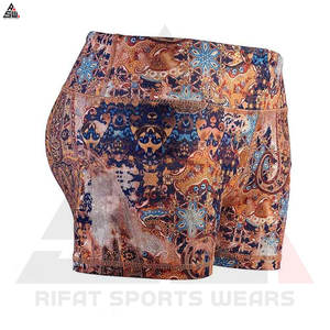 Pantalones cortos transpirables de mujer de nuevo estilo superventas pantalones cortos de lona de cintura elástica de alta calidad pantalones cortos al por mayor - Product Image 4