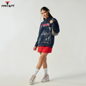 เสื้อฮู้ดสวมหัวถักโอเวอร์ไซส์มาใหม่เป็นมิตรกับสิ่งแวดล้อมไหล่ตกระบายอากาศได้เสื้อผ้าแนวสตรีทลำลองสำหรับฤดูหนาว - Product Image 4