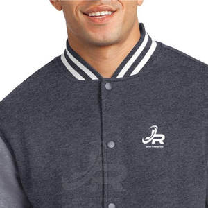 Nouveau prix bas, vente en gros OEM de vestes de baseball pour hommes, dernière mode, veste d'hiver pour hommes avec lettres, en vente - Product Image 6