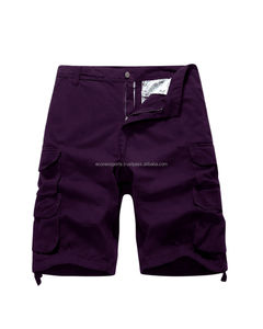 Short en coton décontracté pour hommes, logo personnalisé, vêtements de sport d'été respirants, short de plage intermédiaire, short de gymnastique imperméable, short d'entraînement, OEM et ODM - Product Image 5