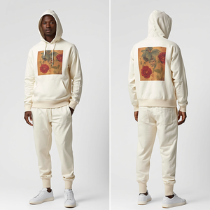 New Arrive <b>Men</b> Winter for Digital Print Breathable Tracksuit Hoodie and <b>Jogger</b> Set Modern Casual Apparel - Product Image 4
