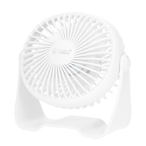 Mini ventilatore da dessert ricaricabile USB, bianco, 3W, 15cm (GSC 300010019) - Product Image 1