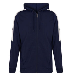 Nouvel ensemble de survêtement d'hiver pour hommes, grande taille, uni, confortable, léger, en coton, avec fermeture éclair, col à capuche, écologique 2-en-1 - Product Image 2