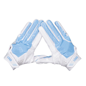 2025 Gants de football américain de conception d'équipe personnalisée de haute qualité Gants de football souples confortables - Product Image 4