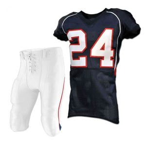 Vente en gros uniformes de football américain nouveau style fabriqué en usine qualité pure respirant manches courtes vente chaude prix tendance - Product Image 2