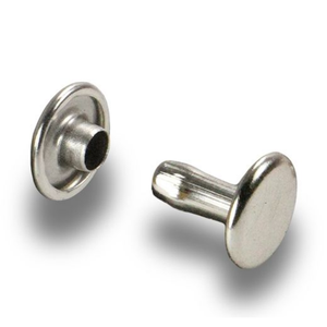 Rivets en cuir personnalisés, rivets ronds en laiton et en acier à double capuchon pour chaussures et sacs - Product Image 1