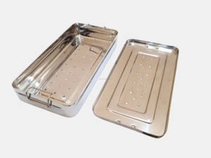 Caja de Almacenamiento de Acero Inoxidable Autoclavable de la Mejor Calidad para Instrumentos Quirúrgicos Dentales, Esterilización Manual, Certificación CE, Hospital - Product Image 2