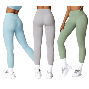 <b>Women's</b> High-Waisted Jacquard <b>Tie</b>-Dyed Yoga Pants Tummy-Tightening & Quick-Drying Fitness Sports Shorts Short Sleeves Leggings - Product Image 5