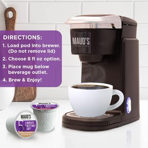Cápsulas de Café Maud's Half Caff, Paquete Variado, 48 Unidades, 6 Sabores Surtidos, Café Tostado Medio en Cápsulas Individuales - Product Image 2