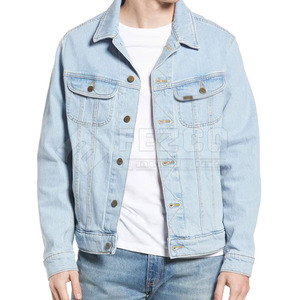 แจ็คเก็ตยีนส์100% คอปกติดกระดุมแขนยาวสำหรับผู้ชายแจ็คเก็ตฤดูหนาวสำหรับใส่ลำลอง - Product Image 2