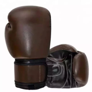 ถุงมือชกมวยหนังแบบมีห่วงและตะขอปรับแต่งได้สำหรับมืออาชีพทนทานและสวมใส่สบาย - Product Image 1