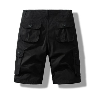 Pantalones cortos Cargo de algodón para hombre con cremallera, pantalones tácticos deportivos informales con mosca para senderismo, pesca, ropa de calle, servicio OEM disponible - Product Image 2