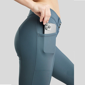 Pantalones de mujer ecuestres de alta calidad, ropa personalizada elástica de 4 vías, pantalones de montar a caballo al por mayor a granel - Product Image 4