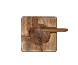 Wood Cigar Ashtray for Outdoors Luxury Ashtrays with 4 Durable Solid Slot Holder Wooden Ash Tray for Outdoor Home Patio and Bar - Product Image 3