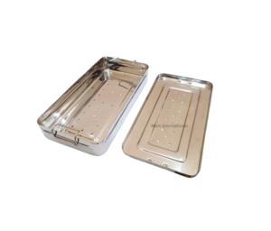 Caja de Instrumentos Quirúrgicos de Acero Inoxidable de 6×12×3 Pulgadas - Contenedor de Almacenamiento y Esterilización de Grado Médico para Instrumentos Quirúrgicos - Product Image 3