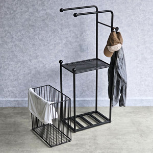 Estante de Almacenamiento Moderno para Baño KPT68021, Estructura de Hierro con Recubrimiento en Polvo y Acabado de Aluminio, Montaje en Esquina, Material de Hierro y Aluminio - Product Image 5