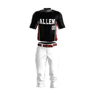 Nouveaux uniformes de baseball sur mesure 2024, respirants, à séchage rapide, de haute qualité, prix de gros, pour hommes, 100% polyester - Product Image 1