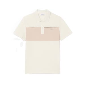 เสื้อโปโลผู้ชายทรงคลาสสิก ผ้าฝ้ายถักปิเก้ 100%  ตกแต่งแถบสีตัดกันที่ข้างเสื้อ  ปลายแขนเสื้อแบบริบ  ปักลายได้ตามต้องการ แขนสั้น - Product Image 4