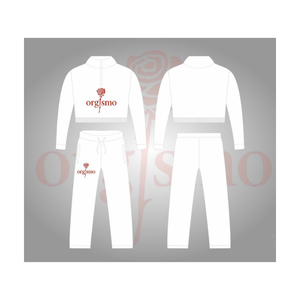 Survêtements élégants 100% coton à fermeture éclair Ensemble 2 pièces à capuche respirant avec logo imprimé de qualité supérieure avec design personnalisable - Product Image 2