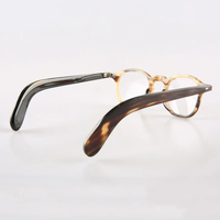 Gafas de Sol de Lujo para Computadora, de Cuerno de Búfalo, Montura Completa, Ligeras, Cómodas, Unisex, para Uso Diario, Forma de Diamante