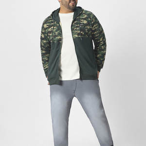 Sweat à capuche camouflage pour homme de bonne qualité, fermeture éclair, matière de qualité, couleur personnalisée, imprimé élégant, sweat à capuche camouflage pour homme - Product Image 4