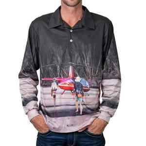 Camisa de Pesca para Hombre, Estilo Pescador, Talla Grande, Cómoda, Impermeable, con Estampado, Cierre de Botones, Protección Solar UPF 50+, Gran Oferta - Product Image 1