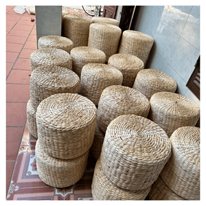Water Hyacinth <b>Cushion</b> <b>Pad</b> Natural hyacinth woven floor <b>cushion</b> for casual seating and boho interiors Vietnam made - Product Image 3
