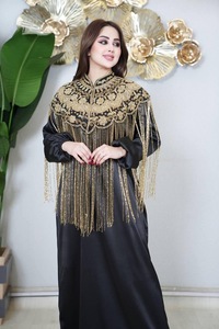 Indian Handcrafted Beaded <b>Poncho</b> <b>Dress</b> for Women Embroidered Afghan Evening <b>Top</b> Ladies Wholesale Beaded Jacket <b>Tops</b> Clutches - Product Image 3