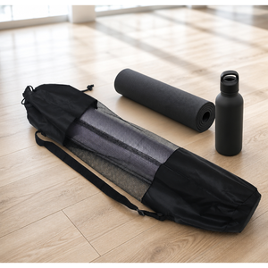 Sac en maille pour tapis de yoga, sac de transport respirant en tissu Oxford avec sangle pour Pilates et fitness - Product Image 3