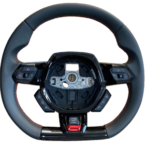 Volante Deportivo Personalizado de Fibra de Carbono para Lamborghini Huracán, Volante Forjado de Cuero y Gamuza - Product Image 1