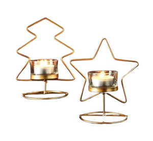 Candelabro de regalo de árbol de Navidad de alta calidad, decoración de cena ligera, mesa de comedor para el hogar, candelabro de Navidad con Aroma creativo - Product Image 1