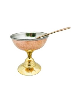 Articles à succès 2025 Coupe à glace en cuivre et en acier, la coupe à glace idéale pour toutes les occasions, Bol à glace, Coupe à dessert - Product Image 1