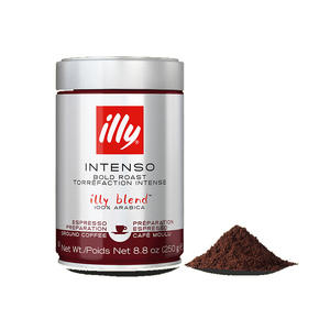 Café Illy a granel en latas de 250g, cantidades de paleta completa, 72 cajas por paleta para distribuidores a gran escala y compradores de cadenas de supermercados - Product Image 1