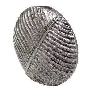 Cast Aluminium Electroplating <b>Textured</b> Design Flower <b>Vase</b> Silver Luxury Indoor Decoration for Home & Office Decoration - Product Image 3