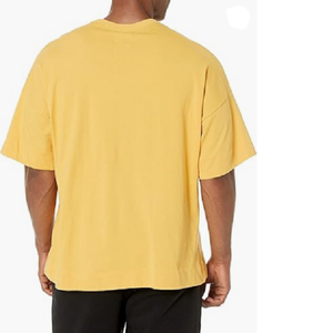 Camisetas personalizadas para hombre, casuales, de manga corta, cuello redondo, tejido de punto, teñido liso con diseño de patrón sólido, de Bangladesh. - Product Image 4