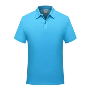 POLO confortable 100% polyester respirant absorbant l'humidité séchage rapide motif imprimé polos à manches courtes - Product Image 6