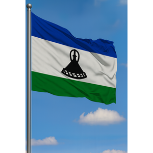 Drapeau extérieur du Lesotho, impression numérique, drapeau mondial, nylon, soie, polyester, mât de drapeau en aluminium, style fanion, agence de voyage automobile - Product Image 3