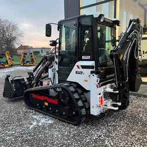 Mini-chargeuse-pelleteuse Hidromek 62T, tracteur 75KW, moment de charge élevé, chargeuse frontale, 4x4, excavatrice sur chenilles - Product Image 1