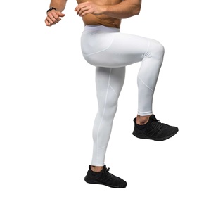 กางเกงออกกำลังกายวิ่งฟิตเนสเอวสูงทรงใหม่ทันสมัย แห้งเร็ว เป็นมิตรกับสิ่งแวดล้อม ระบายอากาศได้ดี ผ้าสแปนเด็กซ์/คอตตอน แบบสองด้าน ขายส่ง - Product Image 1