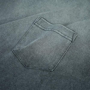 เสื้อยืดคอกลมสำหรับผู้ชายเสื้อยืดผู้ชายระบายอากาศได้ดีเสื้อยืดซักด้วยกรดออกแบบโลโก้ได้ตามต้องการ - Product Image 5