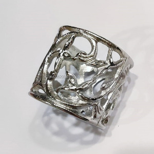 Los más nuevos anillos clásicos de servilleta de metal y aros servilleteros en todos los acabados oro plata oro rosa en tamaños y diseño personalizados - Product Image 3