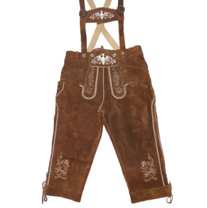 Lederhosen long au genou allemand traditionnel pour hommes Lederhosen bavarois élégants, Kniebund Hosen, Ledersosen pour hommes - Product Image 4