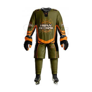 Conjunto de Uniforme Clásico de Hockey sobre Hielo que Ofrece Comodidad, Protección y Larga Duración, Uniforme de Alto Rendimiento - Product Image 1